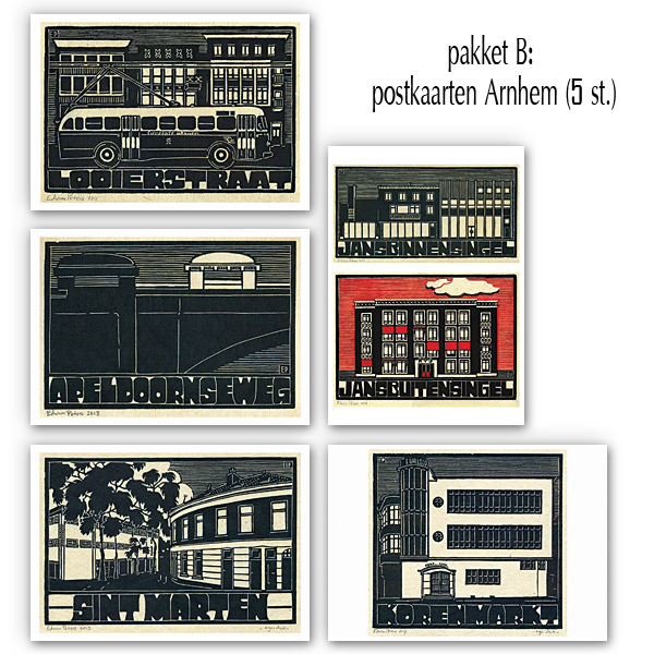 postkaarten pakket B - Arnhem