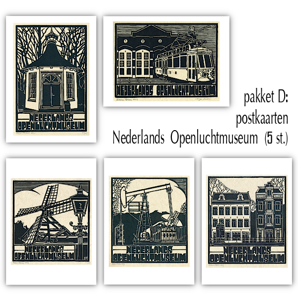 postkaarten pakket E - Nederlands Openluchtmuseum
